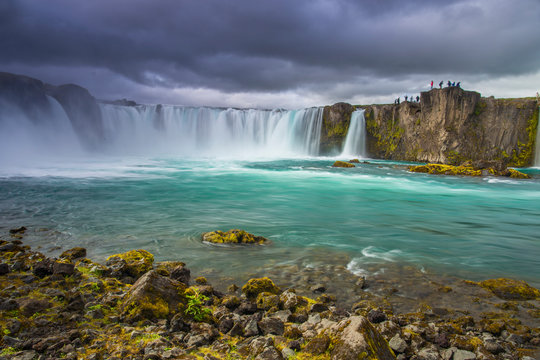 Godafoss waterfall. Beautiful landscape in Iceland. © Ivan
