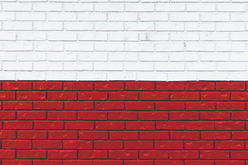 Fototapeta na wymiar Red and White Bricks