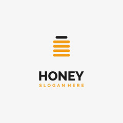 jar of honey logo design inspiration