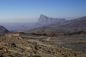 view of mpuntains in oman