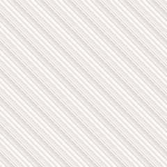 Obraz premium Diagonal stripes seamless pattern. Simple vector lines texture. Beige and white abstract geometric striped background. Thin and thick slanted strips. Subtle minimalist repeat design for print, decor