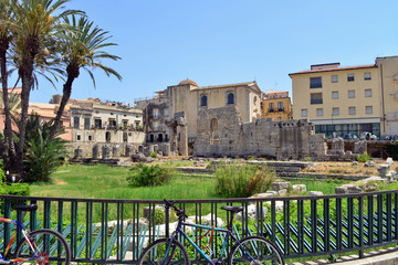 panoramic view of some corners of Sicily. Syracuse