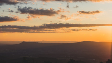 Obraz na płótnie Canvas Sunset in Shenandoah National Park
