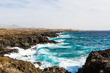 Fototapeta na wymiar tenerife island ocean, Canary Spain