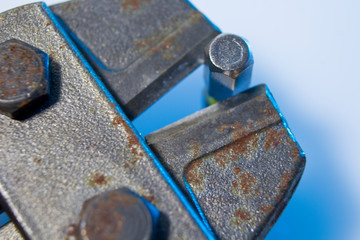 Macro image of a pliers