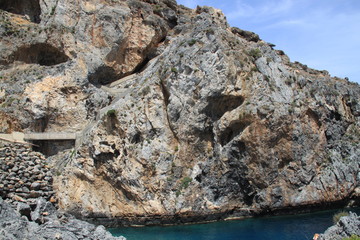 skały nad morzem-Kreta