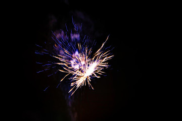 Fototapeta premium fireworks in the sky