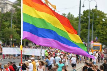Regenbogenparade und Christopher Street Day in Wien (Österreich) - Rainbow Parade and Christopher...