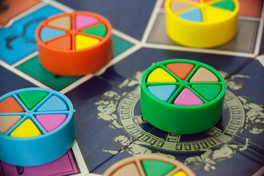 WOODBRIDGE, NEW JERSEY / USA - January 28, 2020: An 80s Edition of the popular family board game, Trivial Pursuit, is pictured