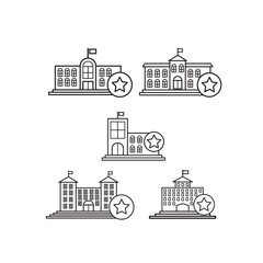 Fototapeta premium University icon design
