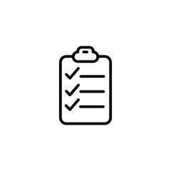 Fototapeta premium Vector, illustration, checklist icon