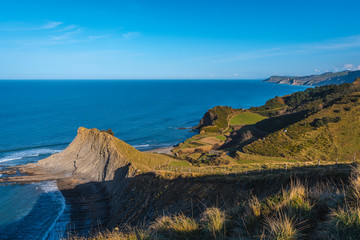 The hidden corner called Sakoneta on the coast of Deba. Basque Country