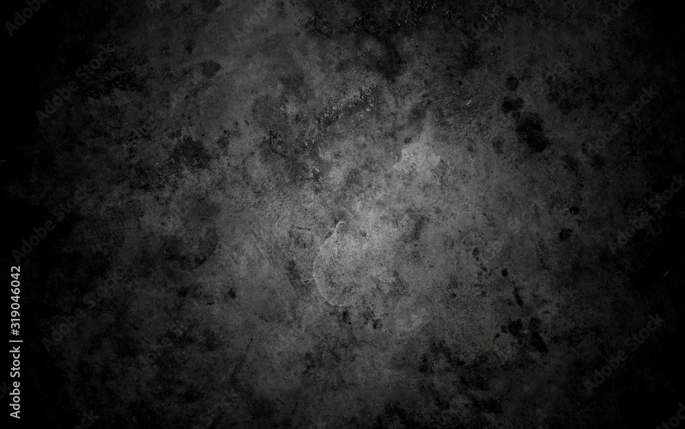 Aufkleber old wall texture cement dark black gray background abstract grey color design are light with white g