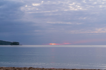 Red background, blue sky, sunset, orange sky, video, cloudscape, time lapse, dark red background,...