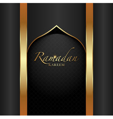 Abstract religious Ramadan Kareem background design