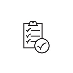 Checklist icon design