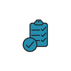 Obraz premium Checklist icon design