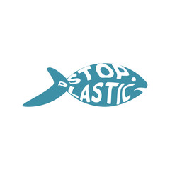 Stop plastic campaign. No plastic campaign Vector