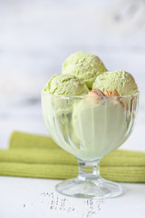 Pistachio ice-cream
