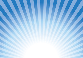 Obraz premium 青色 放射状背景 光