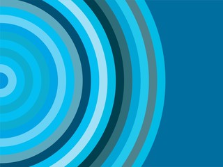 The Amazing of Colorful Blue Circle, Abstract Modern Shape Background or Wallpaper