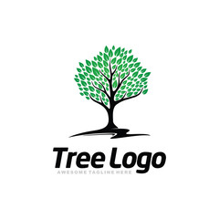 Obraz premium Tree Logo Vector