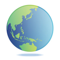 地球儀　イラスト　ビジネス