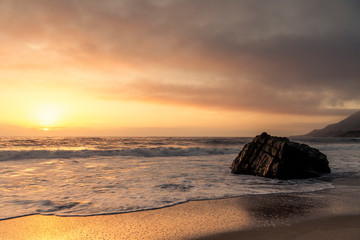 Fototapeta premium Garrapata Bach, State Park, Big Sur, California, USA