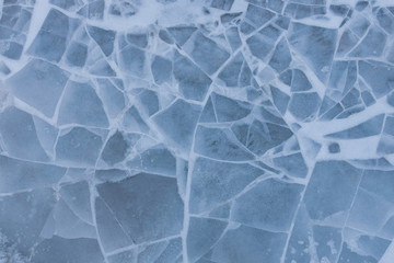 background ice texture in cracks