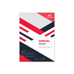 Flyer brochure design, business flyer size A4 template, creative leaflet, trend cover, red color