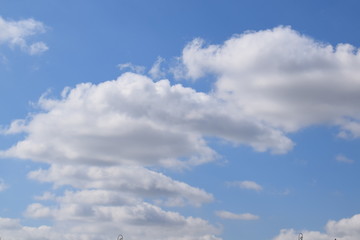 
Natural background of the sky and clouds