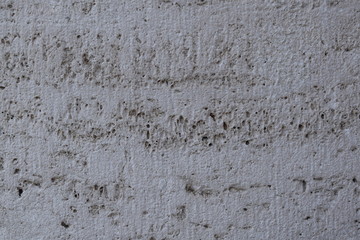 Closeup of a natural stone with holes