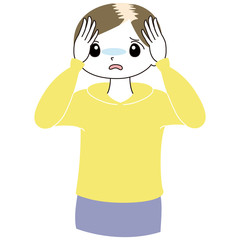 薄毛　抜け毛　悩む　男性