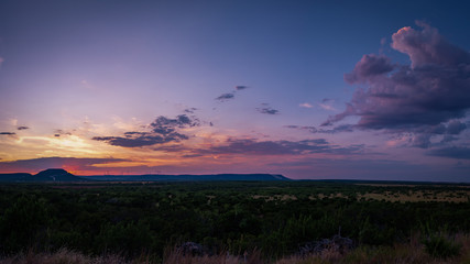 Sunset Over Windmills