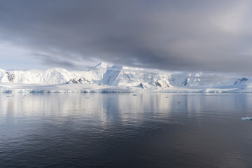 Fototapeta na wymiar Landscape near Damoy Point in Antarctica