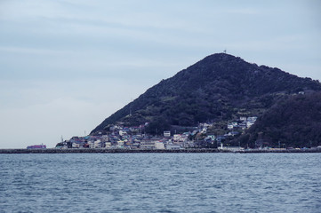 Fototapeta premium 伊勢湾の入口にある神島