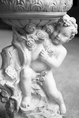 Cherub with Flowers