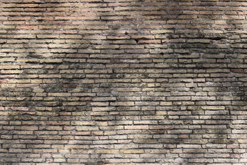  Brick wall, old red stone blocks texture. Background.