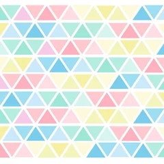 Papier peint Triangle Motif de fond de triangle de couleur pastel