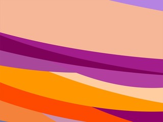 The Amazing of Colorful Art Purple, Orange, Abstract Modern Shape Background or Wallpaper