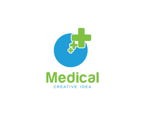 Obraz premium Medical Care Logo Design Vector