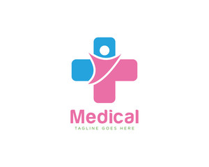 Medical Care Logo Design Vector