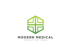 Medical Care Logo Design Vector