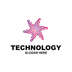 Technology, Network And Digital Logo