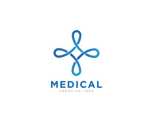 Medical Care Logo Design Vector