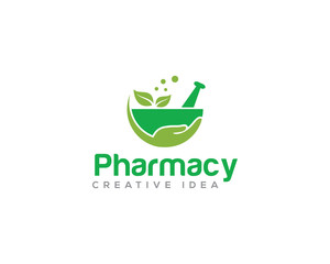 Pharmacy Medical Logo Design Vector