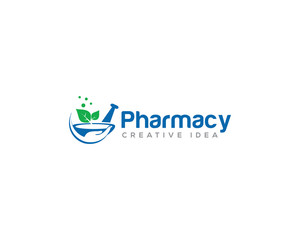 Pharmacy Medical Logo Design Vector