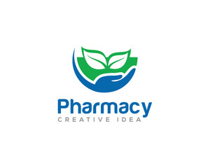 Pharmacy Medical Logo Design Vector