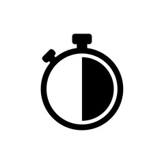 Stopwatch Symbol Icon Vector Design Illustration EPS 10