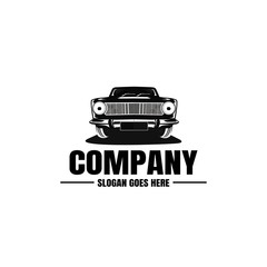 Fototapeta premium Vehicle logo template. Car icon for business design. Rent, repair, shop garage concept.